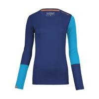 ORTOVOX Long Sleeve 185 Merino Rock\'n\'Wool Women strong blue