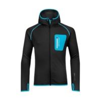 ortovox merino fleece hoody m black raven