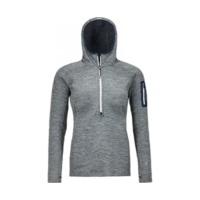 ORTOVOX Fleece Light Melange Zip Neck W grey blend