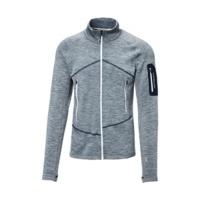 ortovox fleece light melange jacket m grey blend