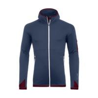 ortovox fleece light hoody m night blue