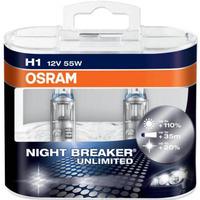 Osram Nightbreaker Unlimited H1 448 Bulbs Twin Box