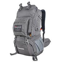 OSEAGLE Nylon Backpack Hiking Bag Camping Travel Rucksack Sports Waterproof Pack 45L