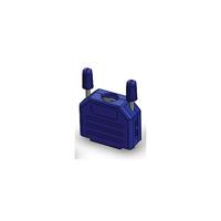 OSSI Connectors OS-DPPK15-BLUE Snap Fit Hinged Plastic D Type Cove...