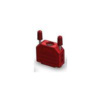 OSSI Connectors OS-DPPK15-RED Snap Fit Hinged Plastic D Type Cover...