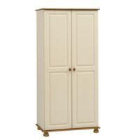 Oslo Cream Pine Effect 2 Door Wardrobe (H)1853mm (W)883mm