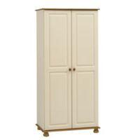 oslo cream pine effect 2 door wardrobe h1853mm w883mm