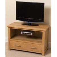 Oslo solid oak tv cabinet