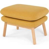 Oslo Footstool, Yolk Yellow