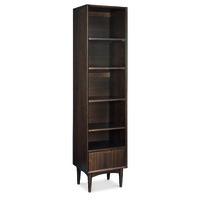 Oslo Walnut Narrow Bookcase