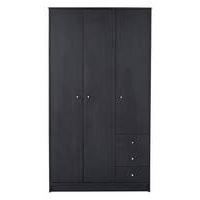 Oslo 3 Door 3 Drawer Wardrobe