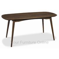 Oslo Walnut 6 Seater Dining Tabl...