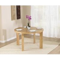 Oslo 120cm Oak Round Dining Table