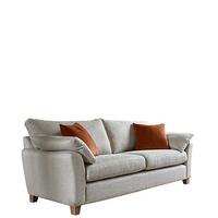 Oscar Large Sofa, Dash Silver