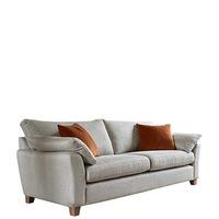Oscar Extra Large Sofa, Dash Silver