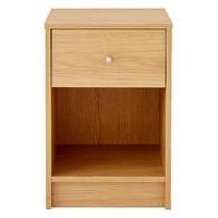 Oslo 1 Drawer Bedside Table