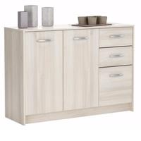 Osaka Sideboard In Acacia With 3 Doors And 2 Drawers