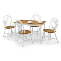 oslo 4 seat dining set