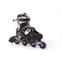 Osprey Girls Inline Skates - Black/White/Purple Size 12-1 (EU 31 - 33)