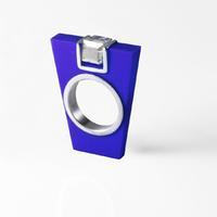 ostrowski design blue pendant ring