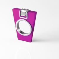 Ostrowski Design Pink Pendant Ring