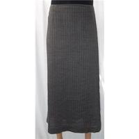 Oska Small Grey Woolen Blend Long Skirt