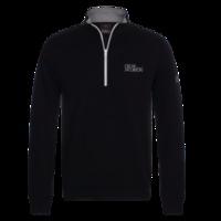 Oscar Jacobson Bradley Tour Half Zip Sweater - Black