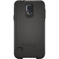 OtterBox Symmetry Series - Protective cover for mobile phone - polycarbonate, synthetic rubber - black - for Samsung GALAXY S5