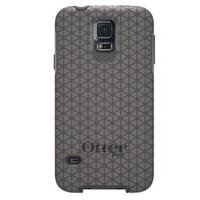 OtterBox Symmetry Series - Protective cover for mobile phone - polycarbonate, synthetic rubber - triangle grey - for Samsung GALAXY S5