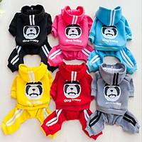 Other Sweatshirt Clothes/Jumpsuit Dog Clothes Cute Casual/Daily Animal Blushing Pink Pool Ruby Yellow Gray