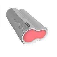 otone audio blufiniti portable bluetooth speaker red