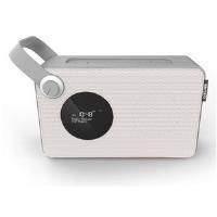 otone blumotion rechargeable portable bluetooth dab radio white