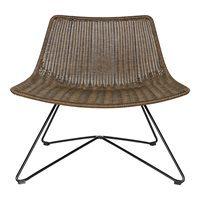 OTIS RETRO RATTAN CHAIR in Brown