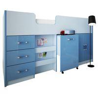 Ottawa 2 Tone Mid Sleeper With Workstation Blue