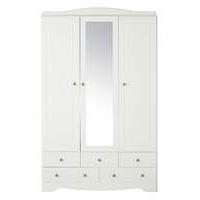 Otley 3 Door 5 Drawer Mirrored Wardrobe