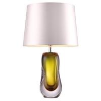Ottavia Olive Green Glass Table Lamp Base Only