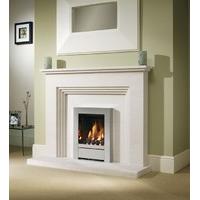 othello limestone fireplace package with gas fire