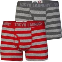 otterlake 2 pack boxer shorts set in tokyo red lt grey mar tokyo laund ...