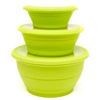 Outwell Collapsible Bowl Set, Green