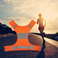 Outdoor Sports Running Reflective Vest Adjustable Lightweight Safety Gear for Women Men Jogging Cycling Walking