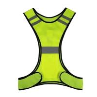 Outdoor Sports Running Reflective Safety Vest Gear with LED Lights High Visibility for Exercise Jogging Cycling