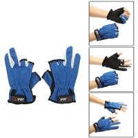 Outdoor Sports Adjustable Breathable Anti-slip 3 Low-Cut Fingers Fishing Gloves