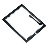 Outer Touch Screen Multi-touch Digitizer Replacement Assembly with IC Chip Connector Flex Home Button for iPad 3 iPad 4