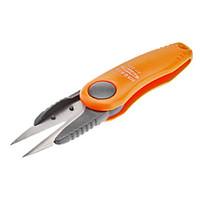 Outdoor PlasticStainless Portable Foldable Scissors for Fishing Line(Orange And Gray)