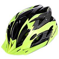 Outdoor Goods Protective Helmet Elastic Helmet Unibody Cycling Helmet 016 Green (Assorted-color)