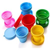 Outdoor Sports Portable Retractable Folding Cups Travel Folding Silicone Cups Silicone Mouthwash Cups