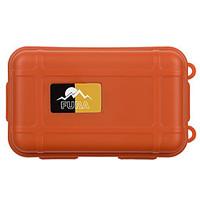 Outdoor Survival Water-Resistant Anti-Shock Sealed Storage Case Container - Black / Orange / Khaki (Small)