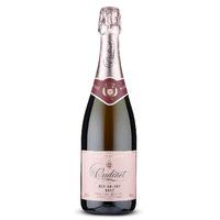 Oudinot Rosé Medium Dry NV Champagne - Case of 6