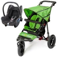Out n About Nipper Single 360 V4 2in1 Travel System-Mojito Green