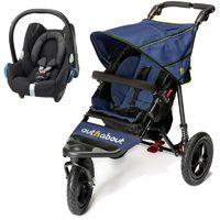 Out n About Nipper Single 360 V4 2in1 Travel System-Royal Navy